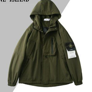 Stone Island medallion work function pocket rash jacket